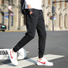 8819# The new spring and summer pure cotton man leisure time motion trousers fashion Self-cultivation Pencil Pants Beam feet sweatpants