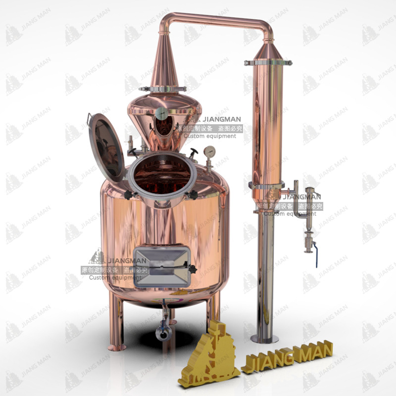 【厂家直供】家用纯露蒸馏设备精油萃取全紫铜热萃自酿