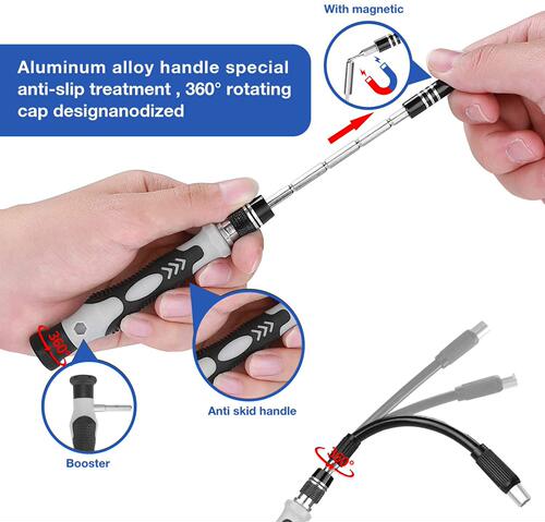 122-in-1 screwdriver tool set Apple mobile phone repair and disassembly tool multi-function manual screwdriver set