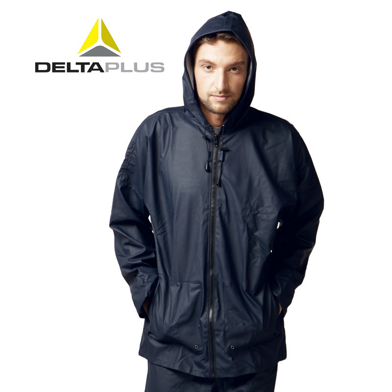批发新款代尔塔407008分体雨衣 EN850涤纶户外防风雪工作服