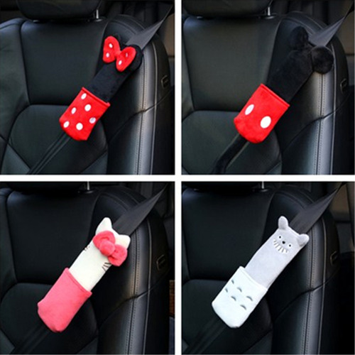 New Product Creative Cartoon Car Seat Belt Shoulder Pads Cute Cartoon Children Female Seat Belt Cover Shoulder Pads Wholesale