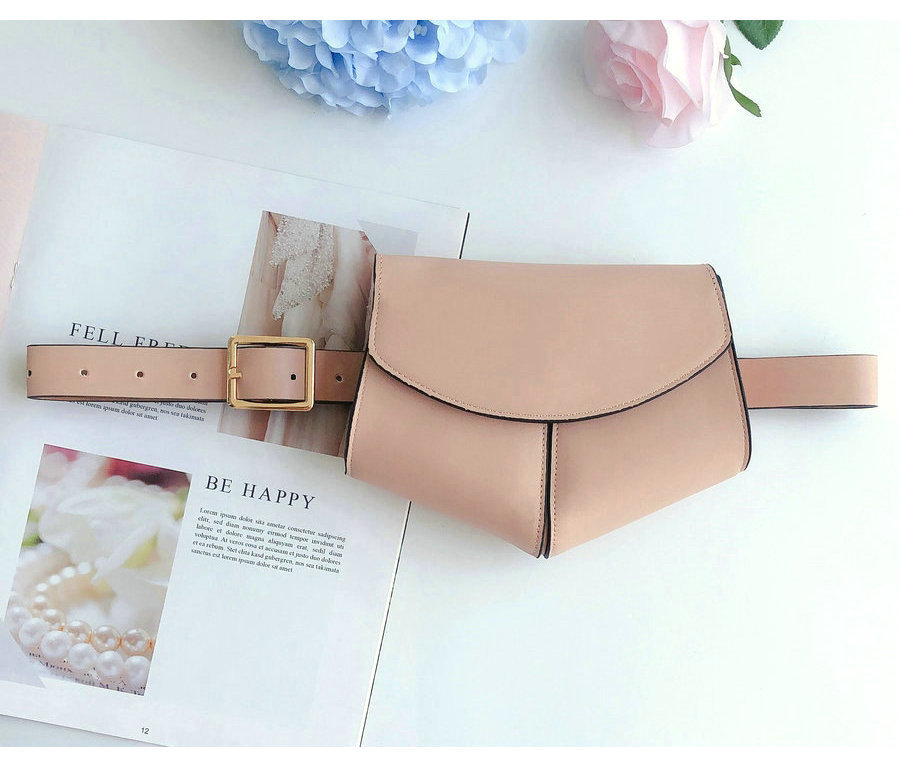 170g Weight Women'S Gender Orange, White, Beige, Pink, Black Color Retro Peach Heart Snake Pattern Waist Bag 4