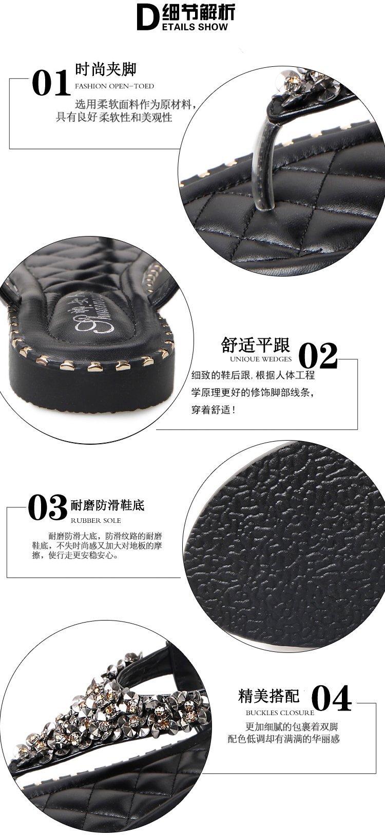 Chaussures été pour femme en Caoutchouc - Ref 3345681 Image 10