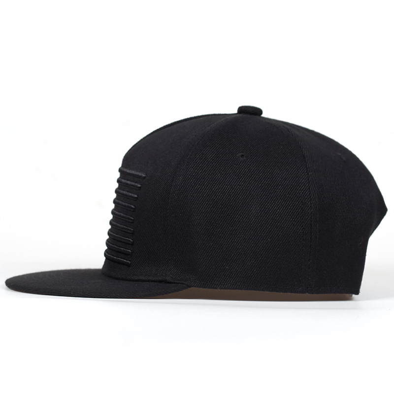 Drapeau américain, étoiles et rayures, chapeau Hip Hop brodé, chapeau de baseball à bord plat pour hommes et femmes, danse de rue_voghion.com