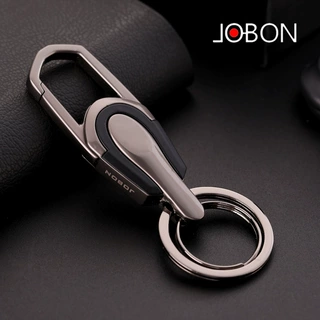 jobon中邦钥匙扣定制 高档男简约腰挂创意情侣钥匙扣挂件商务礼品