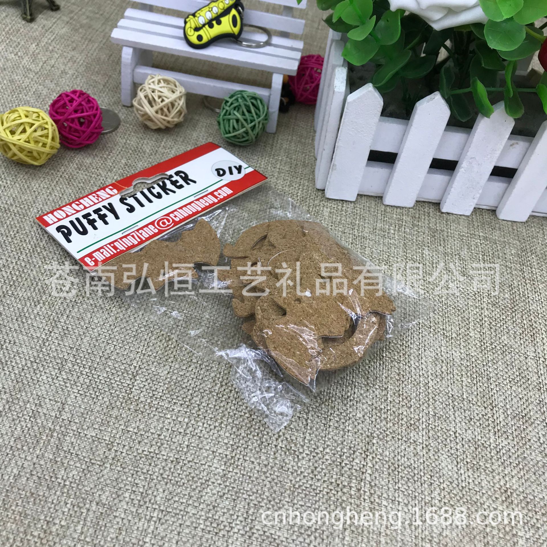 可定制万圣节软木贴纸3D立体节日墙贴浴室玻璃