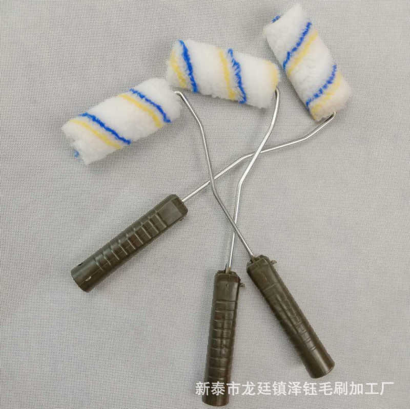 Los fabricantes suministran cepillo de rodillo de 4 pulgadas de 6 pulgadas de 8 pulgadas de 9 pulgadas de rodillo de 10 pulgadas sin rodillo de recubrimiento de ángulo muerto rodillo cepillo de rodillo