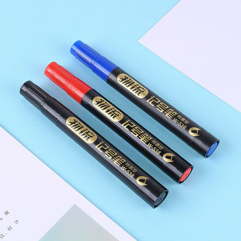 Wanniansheng W-538 маркер на масляной основе логистика Экспресс-склад большая быстросохнущая Толстая ручка для этикеток с одной головкой