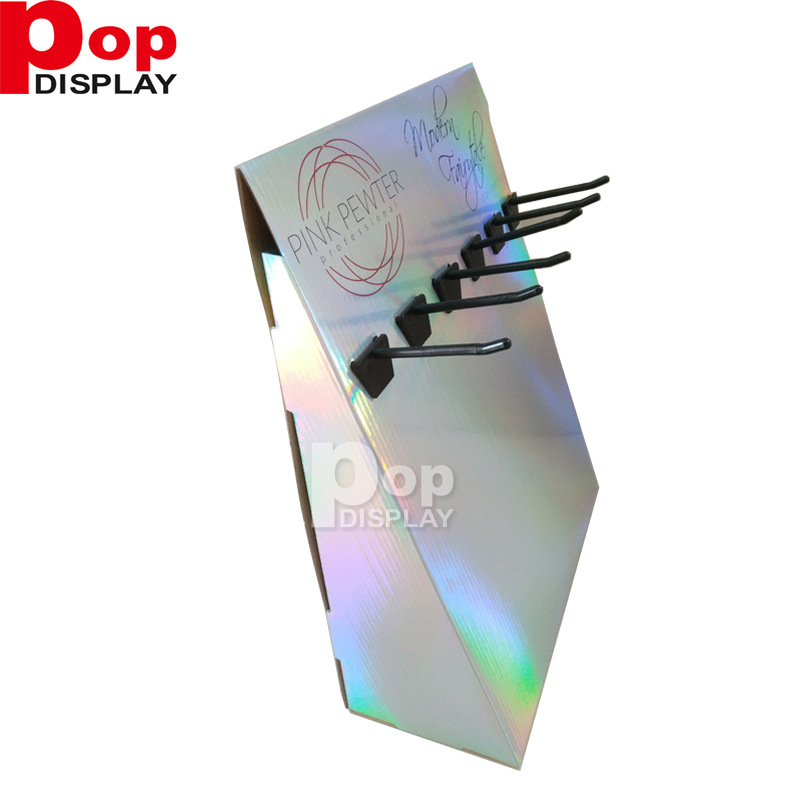 厂家生产超市纸货架 纸展示架 商场挂钩纸货架