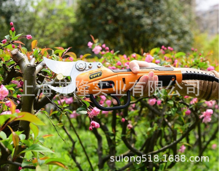 传峰58v电动剪刀TPLP5635修枝剪 果树剪锂电剪刀 剪切3.5公分