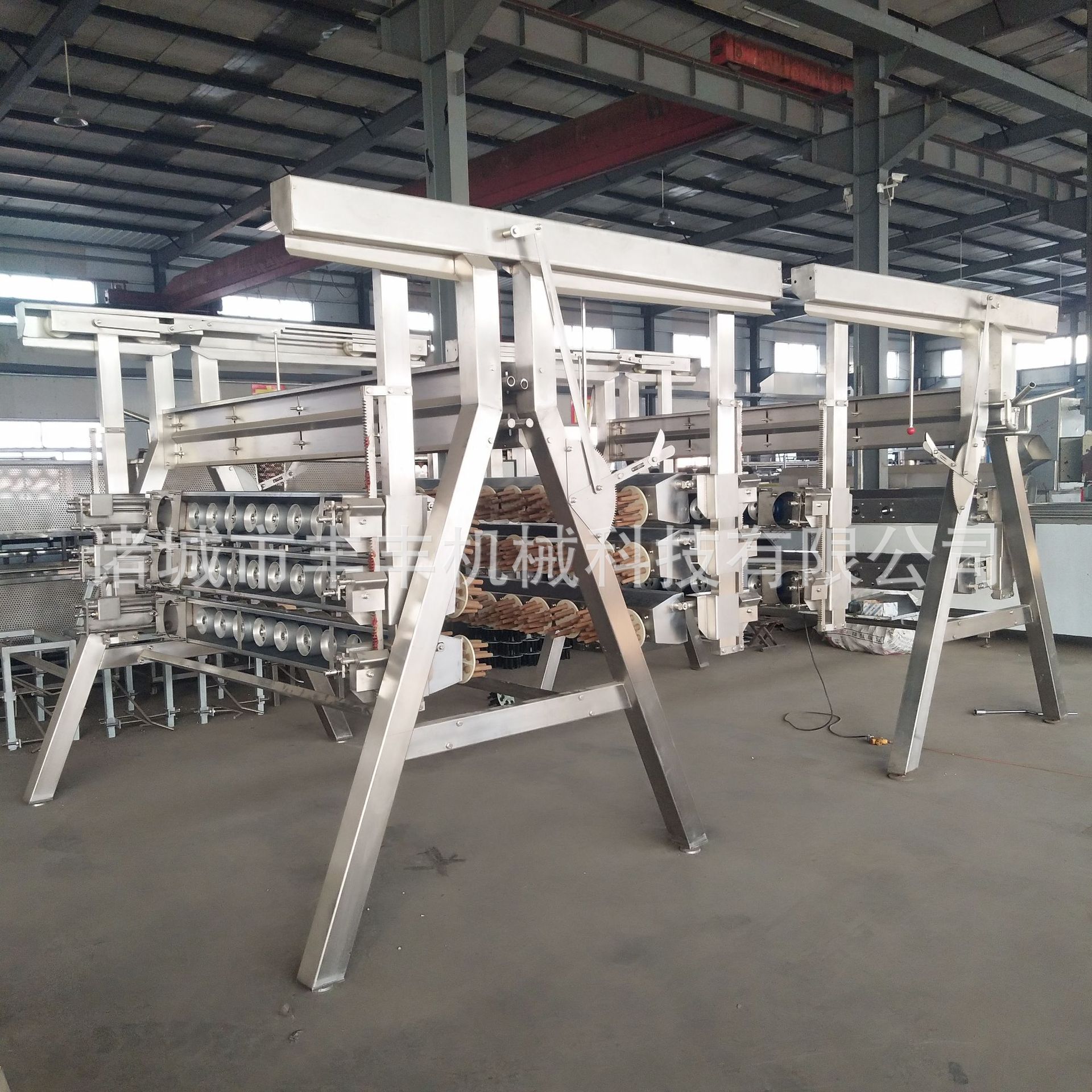 家禽脱毛机 鸡鸭立式脱毛机A字型精脱毛设备 屠宰鸡鸭设备流水线