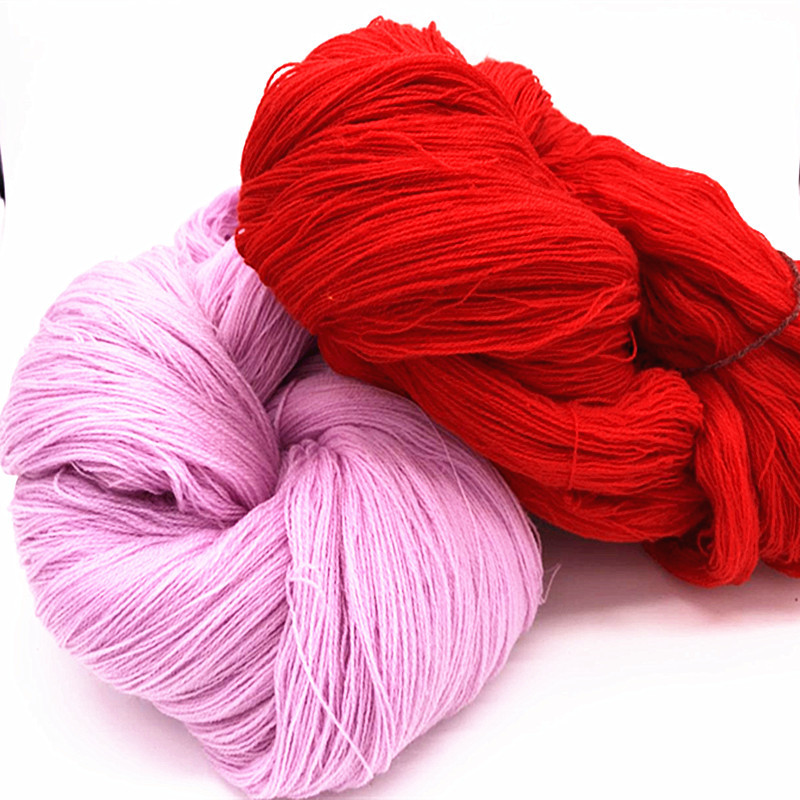 晴纶涤纶开司米毛线 32支2股腈纶细线 826膨体纱线手编工艺品毛线