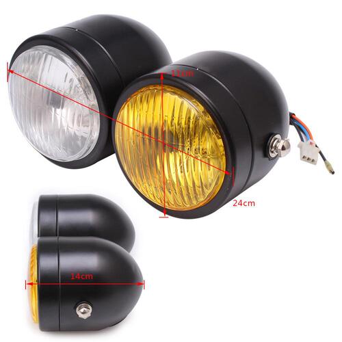 Motorcycle Headlights Retro Modified Headlights Harley Headlights Headlights Harley Dual Lamp Headlights