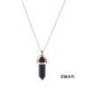 Fashionable short bullet, pendant, necklace, crystal, European style, suitable for import
