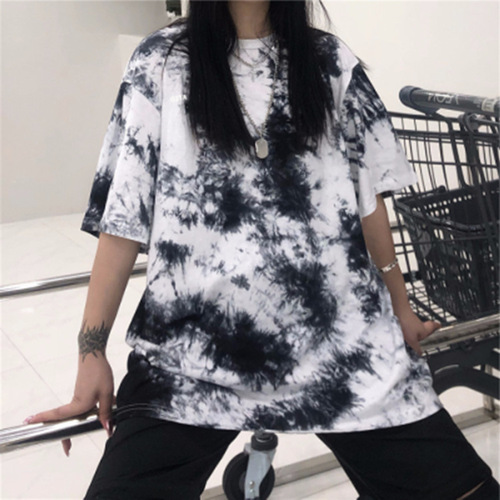 Summer Harbor Wind Women's Hip-Hop Student Loose Korean Style Ulzzang Versatile T-Shirt Top