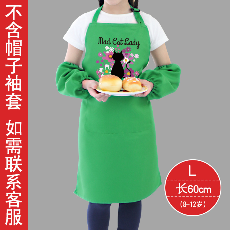 Niños DIY pintura ropa impresión personalizada LOGOTIPO delantal anti-incrustante para niños de jardín de infantes arte pintura