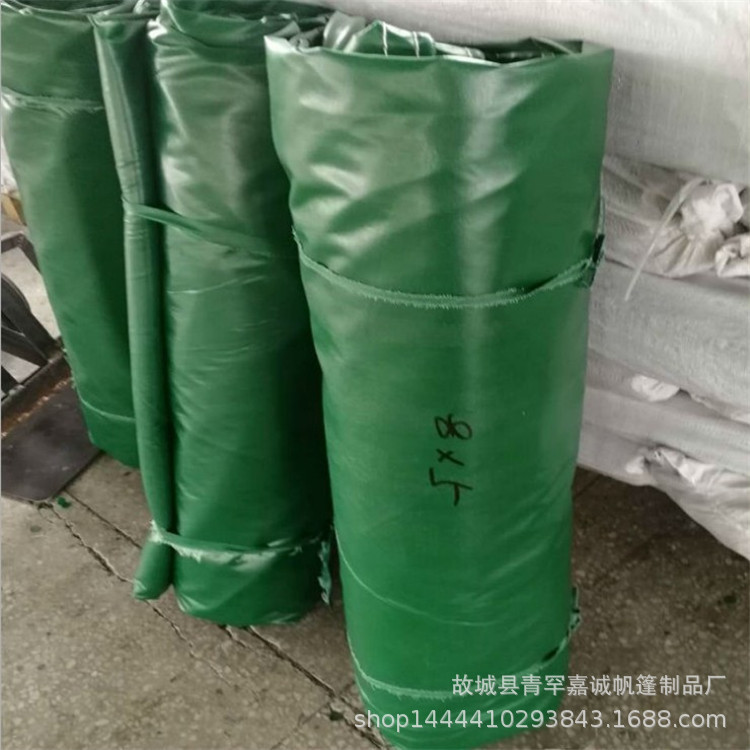 厂家供应 红色  蓝色  绿色 三防篷布 防水防雨汽车篷布 嘉诚制作