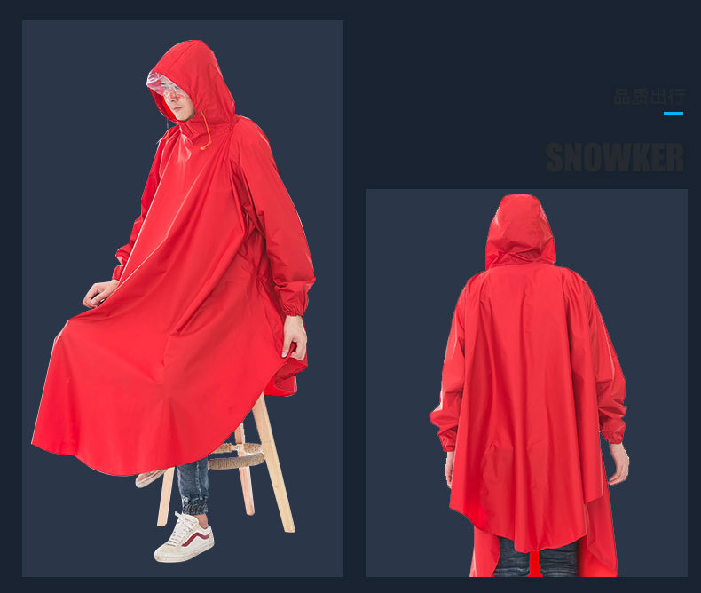 带袖雨衣,连体雨衣,单人雨披