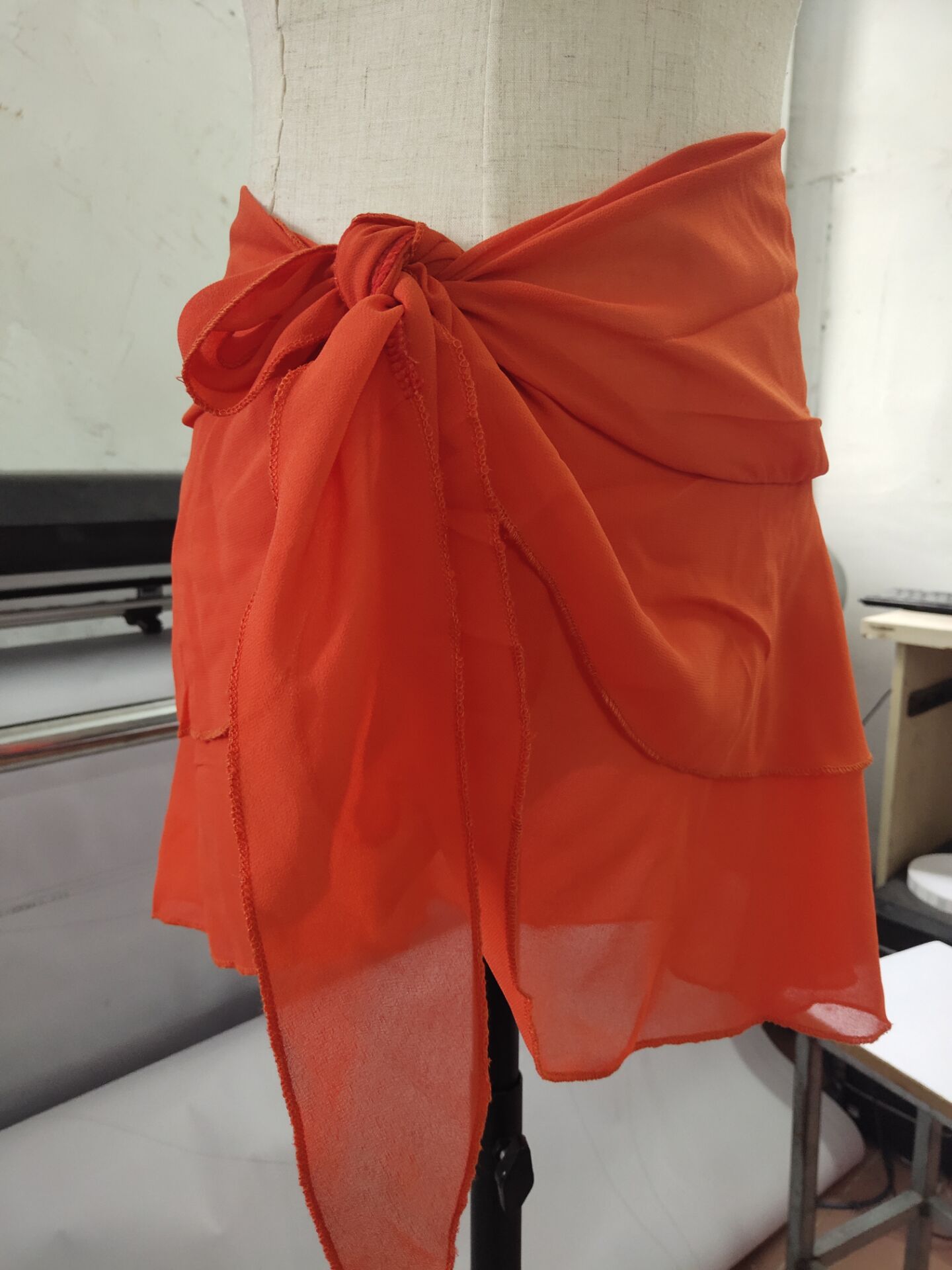 Jupe en Mousseline de soie - Ref 3441646 Image 11