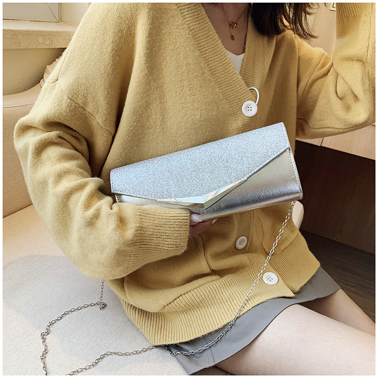 WomenS Small All Seasons Pu Leather Solid Color Fashion Chain Square Magnetic Buckle Evening Bagpicture16