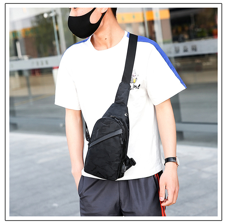 Men's Basic Classic Style Solid Color Polyester Waist Bags display picture 2