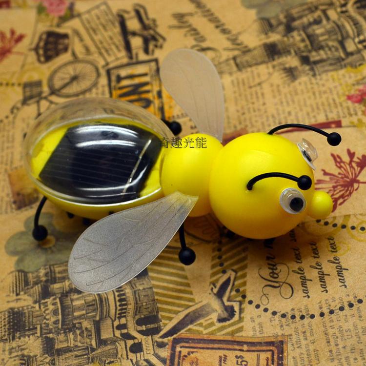 太阳能蜜蜂益智儿童喜欢创意玩具科教实验材料奇特小礼物厂家批发|ms