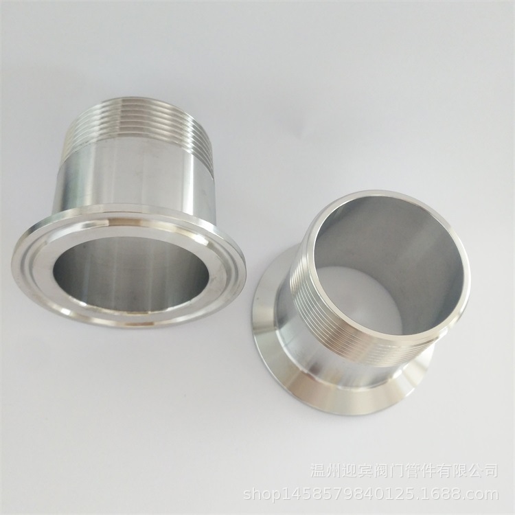 304 sanitary grade external wire chuck 316L stainless steel external…