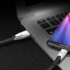 Zinc alloy cloth editing fast charge data cable is suitable for Android Type-C Huawei Apple Express charging cable