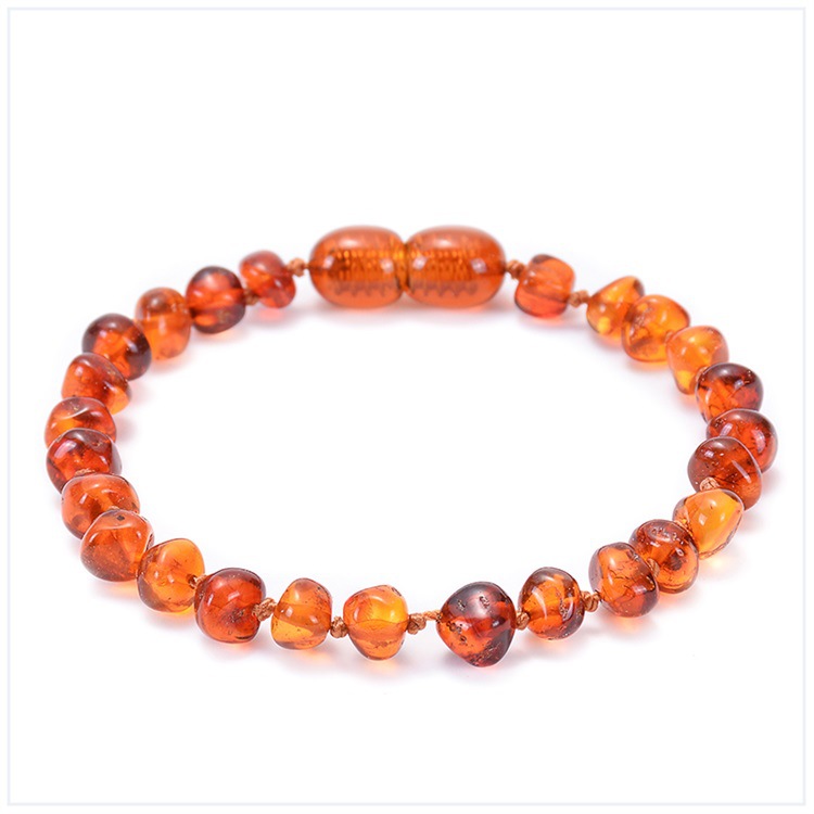 Elegant Solid Color Amber Beaded Bracelets display picture 8