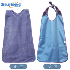 Manufacturer supply elderly saliva towels adult bibs leak-proof washable towel fabric breathable saliva wipes bib