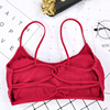 Top with cups, straps, protective underware, underwear for elementary school students, tube top, beautiful back
