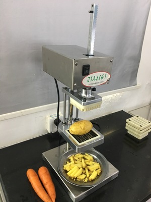 薯条机切条器 商用家用立式电动不锈钢薯条机批发代理 送3付刀片