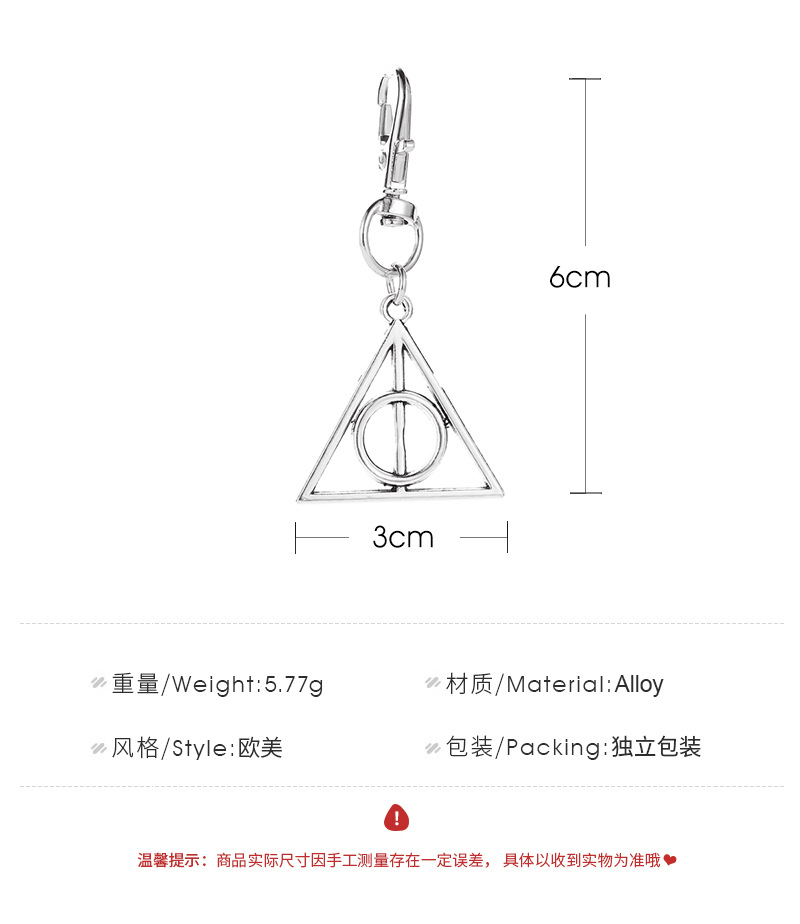 Simple Triangle Keychain Wholesale display picture 1