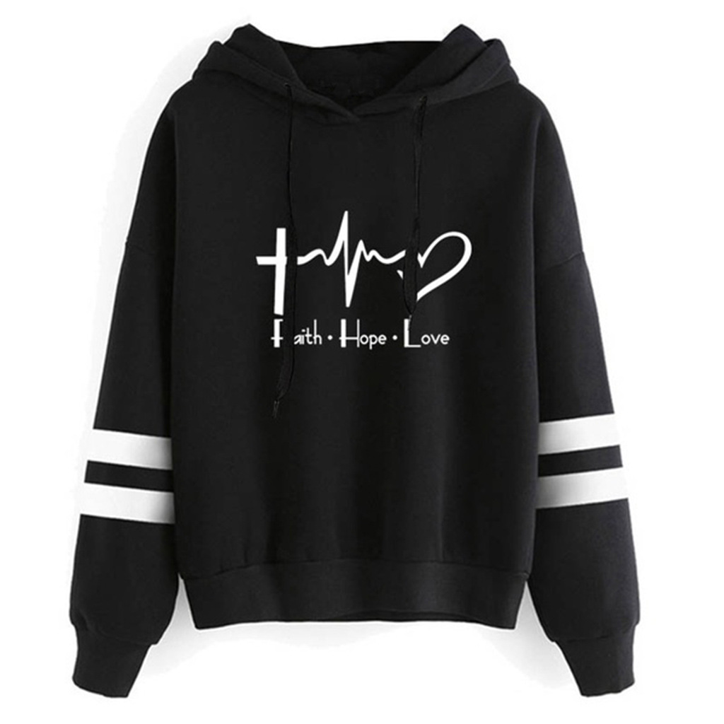 Women's Hoodie Long Sleeve Women's Hoodies Printing Vacation Letter display picture 2