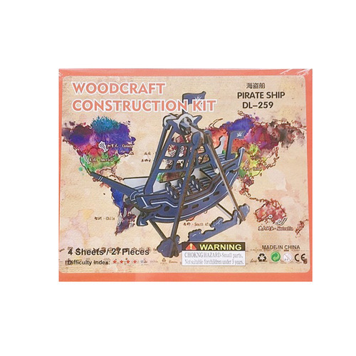 Name Easier New 3D Wooden Puzzle 2 Pieces DIY Children's Brain Development Puzzle Student Aircraft Puzzle Set