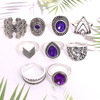 Retro accessory, metal ring, set, Amazon, wish, wholesale, with gem