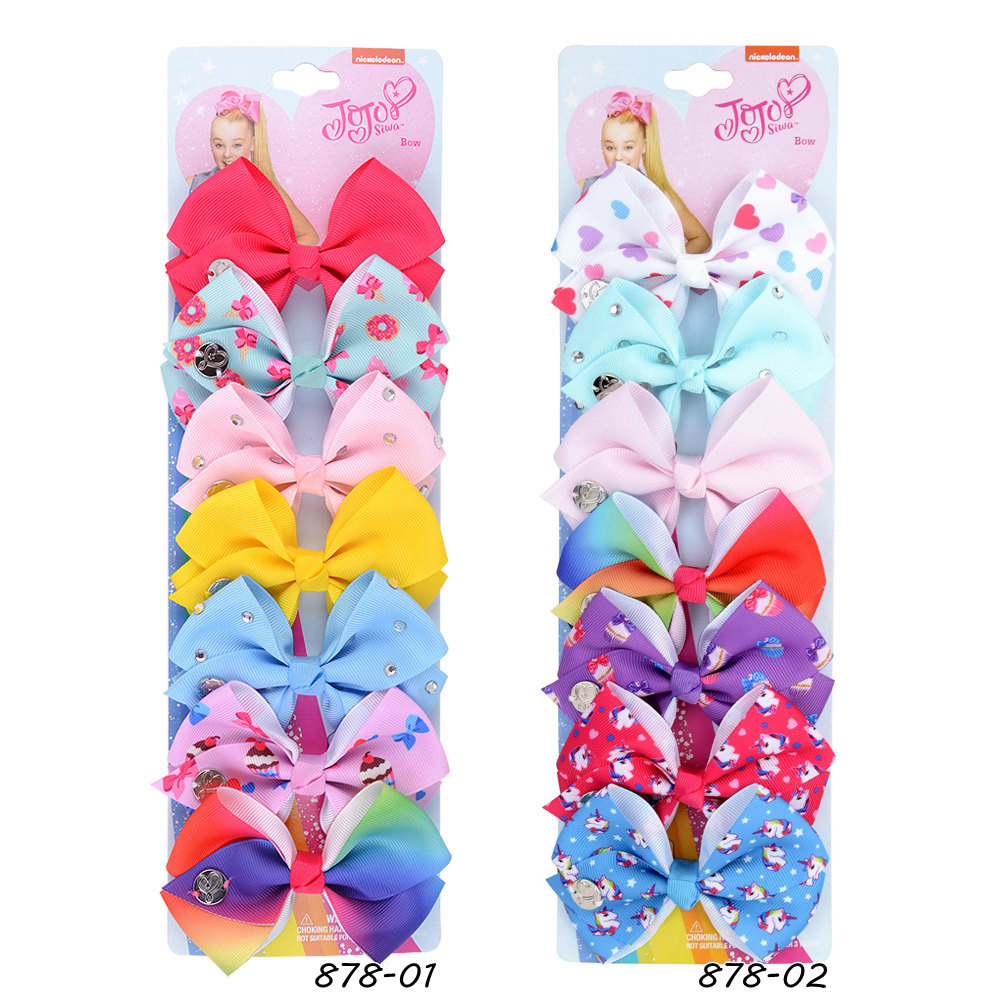 New Fashion Colorful Bow Hairpin Set display picture 1
