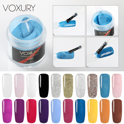 2019 Cross-border Explosion VOXURY Infiltration Powder Nail Infiltration Powder Natural Nail Flash Powder Nail Decoration