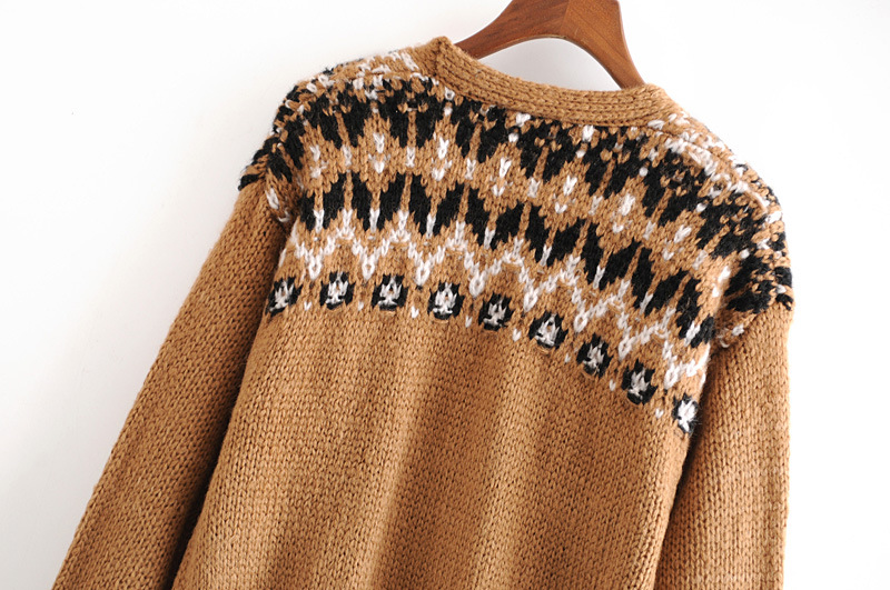 Printed jacket fashion temperament knit cardigan NHAM158473picture18