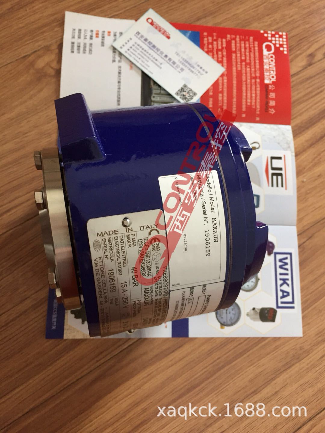 德国WIKA威卡防爆膜片式压力开关MA