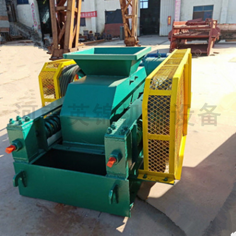 石英石对辊破碎机 建筑垃圾破碎机 对辊合金辊皮河卵石制砂机
