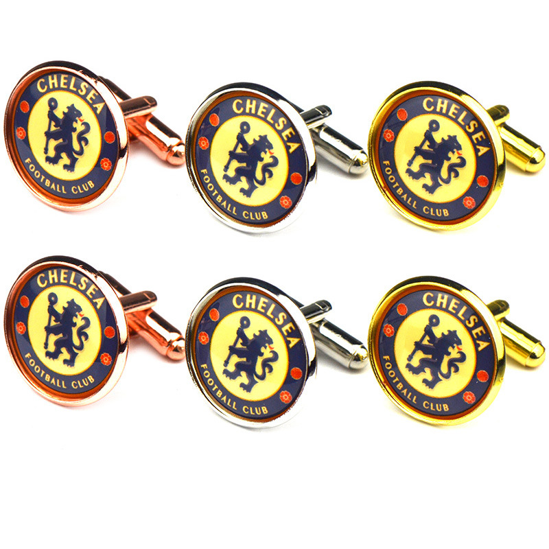 Chelsea Cufflinks Blue Army Football Tea...