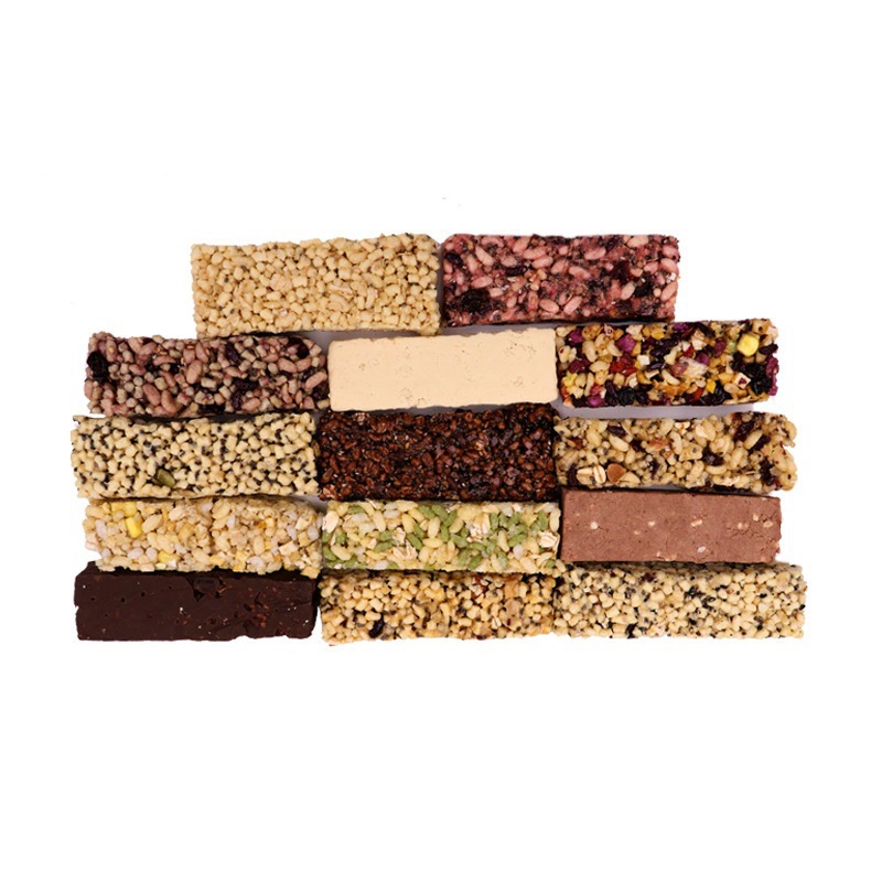 厂家定制低卡低脂代餐棒OEM贴牌营养棒蛋白棒谷物棒休闲零食