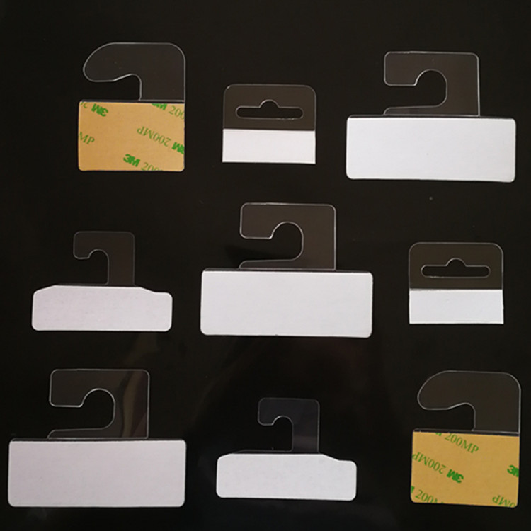 厂家供应各种规格自粘飞机孔挂钩 PET挂钩 包装盒塑料PVC挂钩