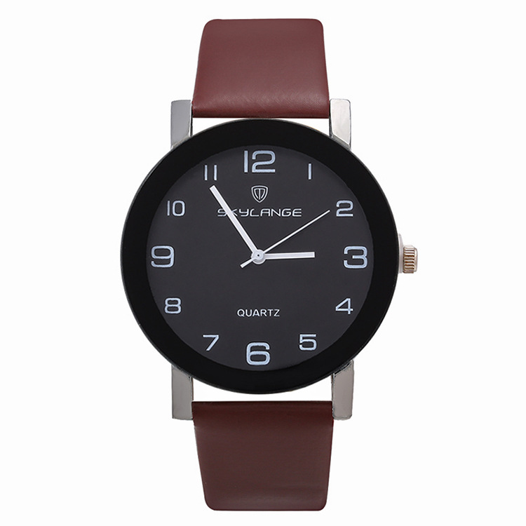 Décontractée Couleur Unie Boucle Quartz Hommes De Montres display picture 4