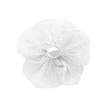 Yao Ming tejido hecho a mano cinta 2,2 cm arco pequeña flor regalo embalaje ropa interior accesorios cinta flor