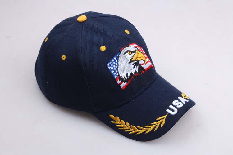 Lanyin Eagle Flag Five Point Star bestickter Baseball-Entenzungen-Sonnenhut Tide_voghion.com