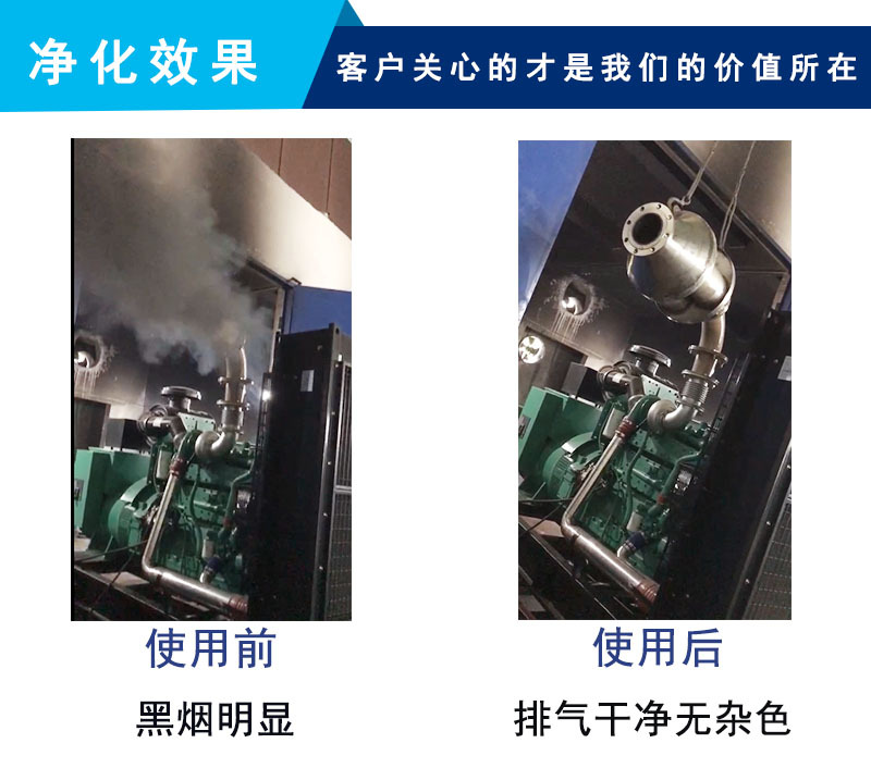 净化效果