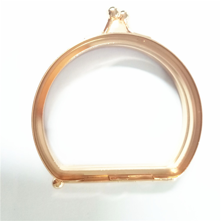 厂家供应 钱包五金配件钱包口架 手拿包 化妆包口金 可来样订做