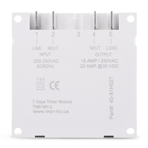 TM618H programmable timer switch with automatic cyclic timing control for voltage output